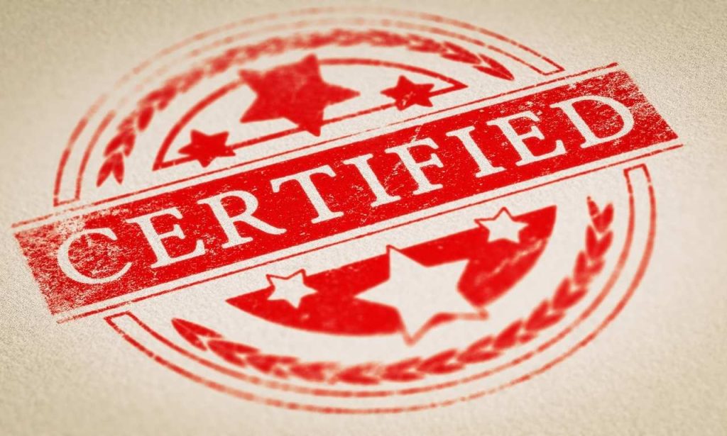 Certifications Consumers Encounter Most Often